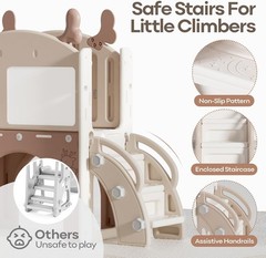 Toddler Slide Kids 11 in 1 Kids Slide Toddlers Baby 1-3 Years Old Indoor &