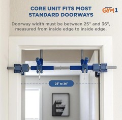 Gym 6-Piece Doorway Swing Set, For Kids and Adults No Drilling, Holes Or Damage