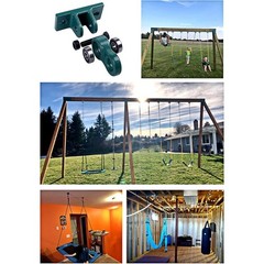 Premium Aluminum Swing Hangers Smooth Bearings Easy Install Swings Yoga Sandbags