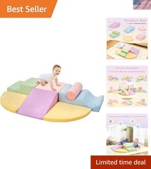 Climbing Toys for Toddlers, Toddler Climbing Toys Indoor, 7-Piece Soft Foam C…