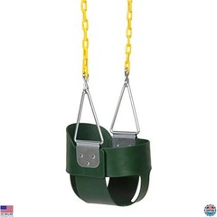 Fully Assembled High Back Full Bucket Toddler Game Swing Seat