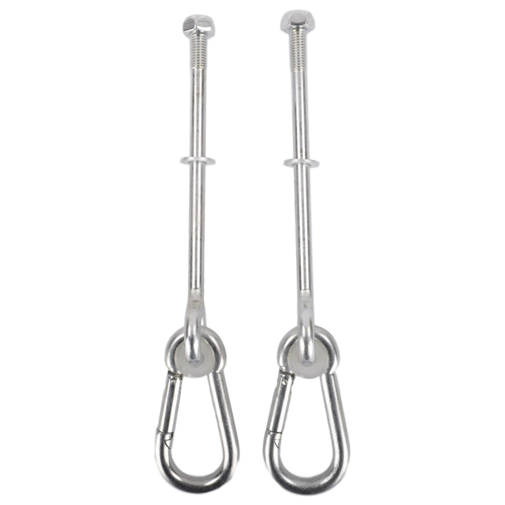 SWING SET STUFF INC. 3/8″ X 6″ SWING HANGER WITH SPRING CLIP equipment fun 0270