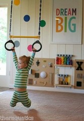 Swing-N-Slide Ring and Trapeze Combo Swing Spin CIRCUS TODDLER Kids Fun WS4488