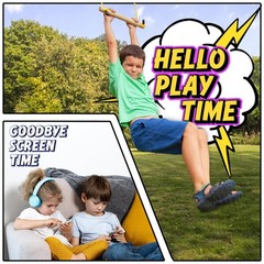 Trailblaze Ninja Warrior Obstacle Course for Kids – Ultimate Outdoor Fun 2×55…