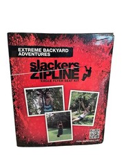 Slackers 90 ft Hawk Zip Line Kit Seated Zip Line 250lbs