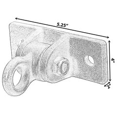 New Heavy Duty Permanent Swing Hanger Brackets Set for Indoor and Outdoor Use