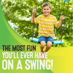 Swurfer Kick Stand up Surfing Tree Swing Outdoor Swings for Kids up to 200 Lbs –
