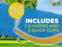 SWING SET STUFF INC COMMERCIAL POLYMER SEAT 5.5 FT COATED CHAIN (YELLOW) 0316