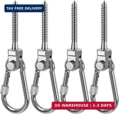 BeneLabel 4 Packs M10 Stainless Steel Swing Hangers 1500LB Capacity Swing Bolts