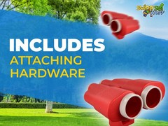 SWING SET STUFF BINOCULARS RED fort playground kid wooden outdoor accessory 0132