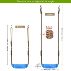 Heavy Duty Swing Seat with Adjustable Rope Swing Seats for Kids Plastic Tree …