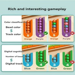 Junior Kids Magnetic Maze Puzzle Toy – Logic & Concentration Training 3 to 7 Y