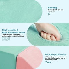 Climbing Toys for Toddlers 1-3, Foam Climb Blocks for Baby，4-Piece Baby Climb…