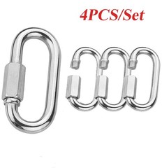 5/16 Inch M8 Quick Link Chain Connector 4PCS 316 Stainless Steel Quick Links