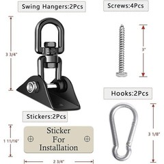 Heavy Duty Swing Hanger 304 Stainless Steel 1000lbs Capacity Easy Installation
