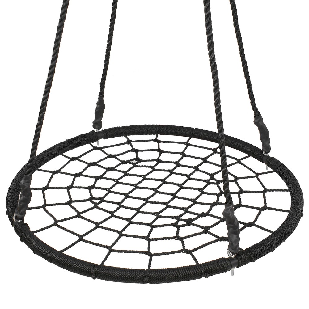 40″ Kids Spider Web Tree Net Swing Set Detachable EZ Set Patio Playground Indoor