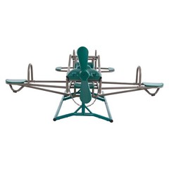 Lifetime Ace Flyer 90135 Earth Tone Airplane Teeter Totter Double Play Seesaw