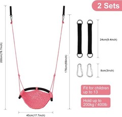 Adjustable Height Kids Swing Seat 2 Pack – Heavy Duty, Perfect for Any Setting