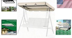 Replacement Swing Canopy 77″x50″, 420D UV Protection Cover