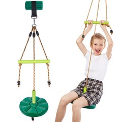 Kids Tree Swing with Monkey Bar Disc Swing Rope Swing Set Accessories Playground