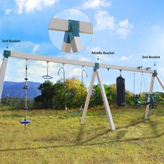 BETOOLL Swing Set Bracket with All Mounting Hardware Middle Bracket