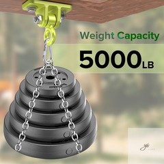 Swing Hangers for Wooden Sets Pack of 2 Heavy Duty Swingset Hardware with Lockin