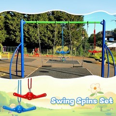 2 Pcs Twister Swing 360° Handle Ninja Accessories Set Adjustable Slackline Attac