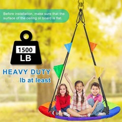 WWFFEN Swing Swivel Hanger Breaking Strength 360° Rotator for Tree Swing, Ham…