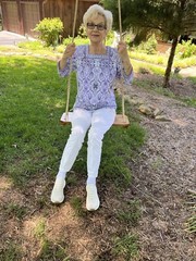 Handcrafted Wood Tree Swing /Handspliced Rope at Seat comes with 12′ per side