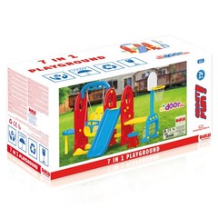 DOLU Toys 7-in-1 Backyard Playground Outdoor Use for Children Ages 2 to 5 Years