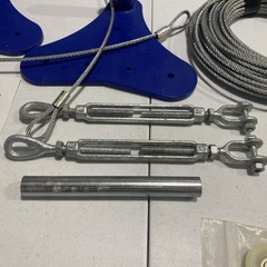 Fun Ride Super Z Zipline kit 90 Foot Cable 30-05000 Spring Swings LLC USA Made