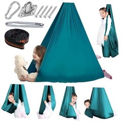 Sensory Swing Indoor Outdoor for Kids Suspension Strap Hardware Kit | Soft