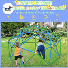 6FT Climbing Dome for Kids 3-8, Jungle Gym for Indoor and Outdoor, Geometric Dom