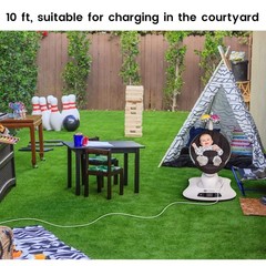 YEAOI 10 ft Power Cord for 4moms mamaRoo 4, 12V 3A Charger for RockaRoo Baby