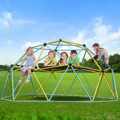 Climbing Dome, for Kids 3 to 10 Years Old, 10 Ft. Geometric Dome Climber , Jungl