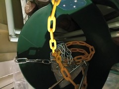 Eastern Jungle Gym CIS High Back Full Bucket Swing with Coated Chain – Green
