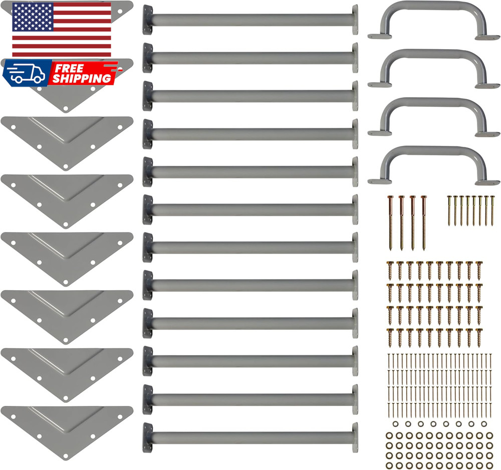 DIY Monkey Bars Kit 12 Pack Heavy Duty and Durable Do It Yourself Uv-Resistant