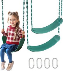 2pc Asientos De Columpios Para Ninos Juegos Cadena Arbol Jardin MEJOR Swing Set