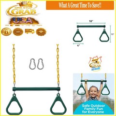 Jungle Gym Kingdom Swing Set Accessories Outdoor Playground Green