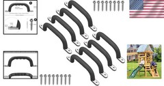 8-Pack 9.64” Safety Handles – Durable Non-Slip Grips for Playsets & Treehouses