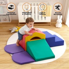 6PCS Soft Climbing Toys for Toddlers – Foam Climb & Crawl Play Set