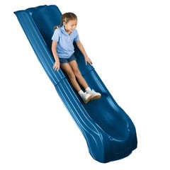 Swing’n’Slide NE 4701 Summit Slide 2Piece Plastic Scoop Slide for 4′ Decks, Blue