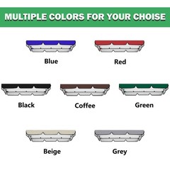 Swing Canopy Cover, Waterproof Sun Shade Porch Swing Canopy Top for 2-3 Seate…