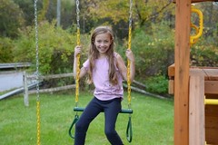 Eastern Jungle Gym Heavy-Duty Ring Trapeze Bar Combo, Large 20″ Green