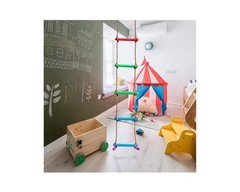 RAINBOW CRAFT 6.6FT CLIMBING ROPE LADDER NINJA LADDER FOR KIDS – NEW