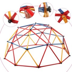 Kids Geometric Dome Climber Play Set Outdoor Toddler Climbing Play Center