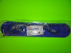 1 NEW BLUE Swing Set Seat Durable Vinyl Coated Chains 120lb Capacity Playground