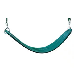 Extreme-Duty Green Belt Swing with Green Chains
