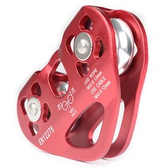Zip Line Cable Trolley Outdoor Rock Climbing Dual Pulley 25KN / 5600lbs-MH192