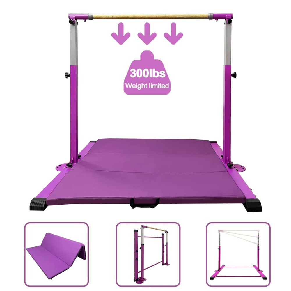 Gymnastics Kip Bar for Home Indoor Training,Horizontal Bar for Kids Girls Jun…